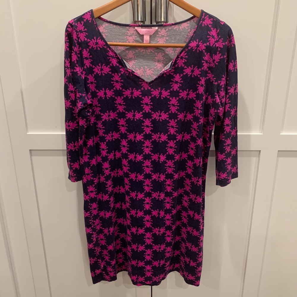 Lilly Pulitzer Gretchen Dress Get Hoppy Size Large